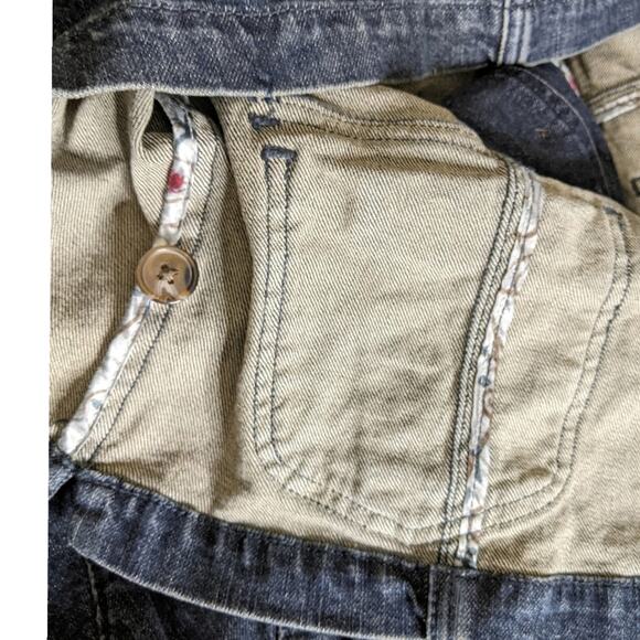 Motto Your Style Mantra Jean Jacket,3/4 Sleeve, Cropped Denim Jacket - Picture 4 of 7